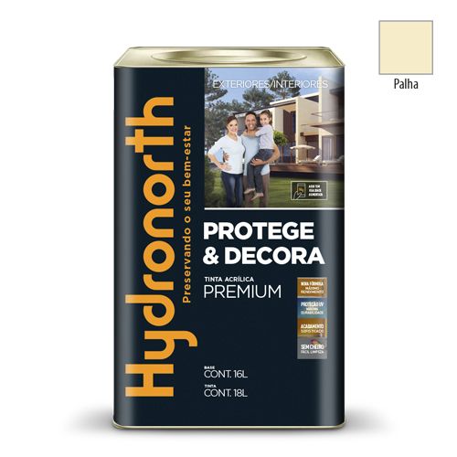 PROTEGE E DECORA ACRÍLICA PREMIUM PALHA SEMI BRILHO LATA 18 LITROS