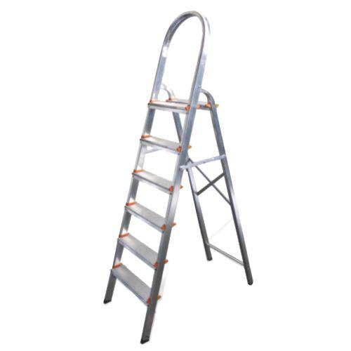ESCADA ALUMÍNIO 8 DEGRAUS DOMÉSTICA 156CM - ÁGATA