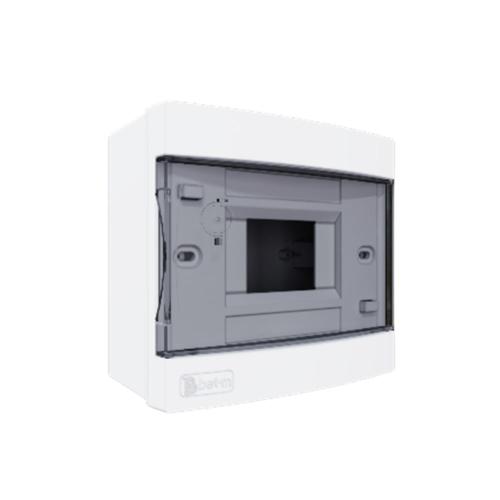 QUADRO DE DISTRIBUIÇÃO 4 TIZO (4+1 DIN) (3 UL) FUMÊ - BET PLÁSTICOS
