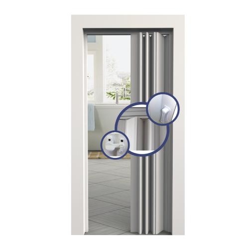 PORTA SANFONADA 60CM MARROM/ MOGNO - VITESSE