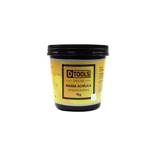 MASSA ACRÍLICA  1/4 - 1KG - LINHA DECOR - DTOOLS [13012.1010.45]