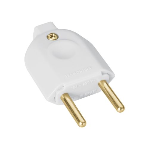 PINO MACHO 2P 20A BRANCO - LINHA PRISCUS - TRAMONTINA
