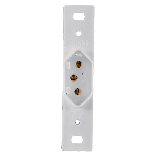 TOMADA VERTICAL 2P+T 10A PARA CONDULETE - ILUMI