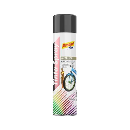 SPRAY METÁLICA GRAFITE 400ML - MUNDIAL PRIME